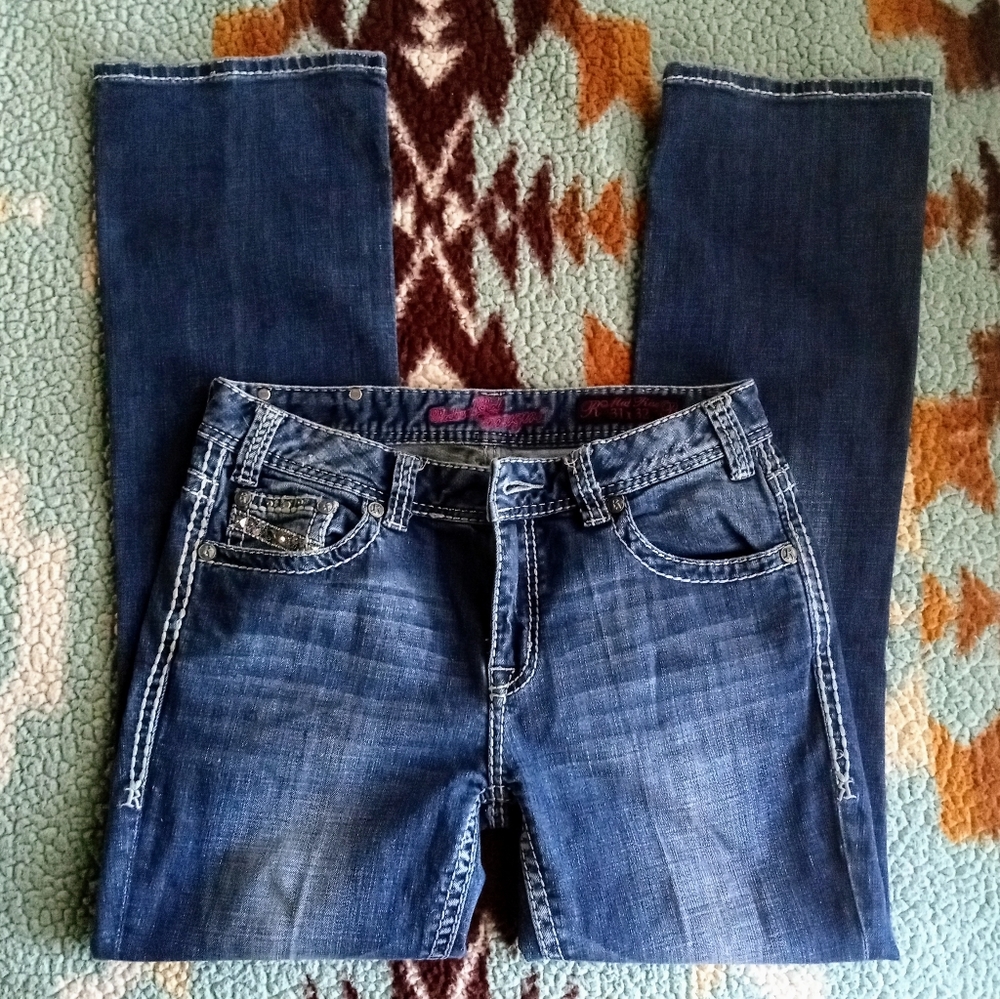 Rock & Roll Cowgirl Straight Leg Jeans